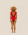 CREPE V MAILLOT DE BAIN ROUGE