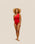 CREPE LUISA SWIMSUIT RED