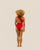 CREPE LUISA SWIMSUIT RED