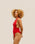 CREPE LUISA SWIMSUIT RED