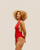 CREPE LUISA SWIMSUIT RED