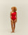 MAILLOT DE BAIN CREPE MARIA ROUGE