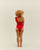 MAILLOT DE BAIN CREPE MARIA ROUGE