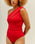 MAILLOT DE BAIN CREPE MARIA ROUGE