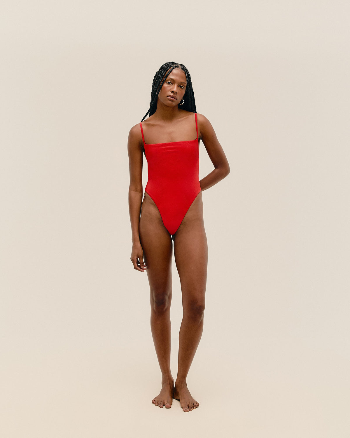 NINA  SWIMSUIT RED SHIFT