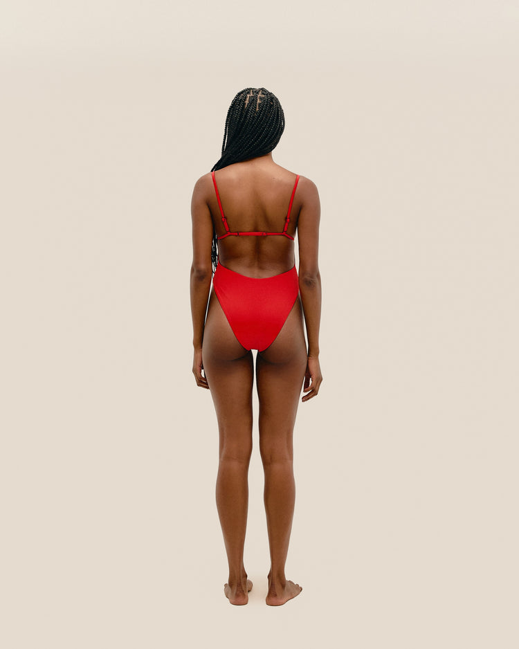 NINA  SWIMSUIT RED SHIFT