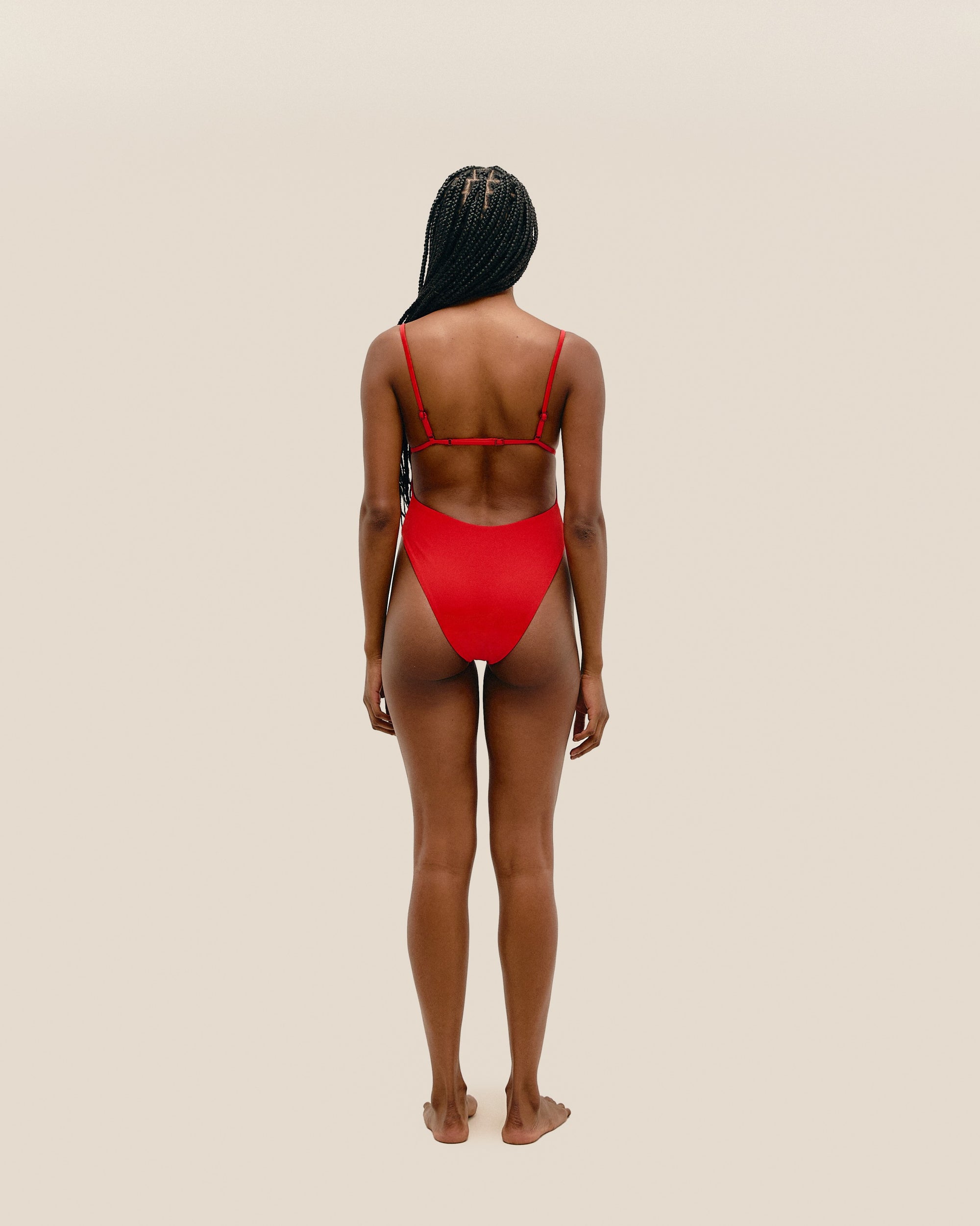 NINA  SWIMSUIT RED SHIFT