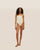 COSTUME DA BAGNO NICO A RIGHE BIANCO ARGILLO