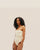 COSTUME DA BAGNO NICO A RIGHE BIANCO ARGILLO