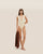 COSTUME DA BAGNO RAQUEL A RIGHE BIANCO ARGILLO