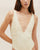 COSTUME DA BAGNO RAQUEL A RIGHE BIANCO ARGILLO