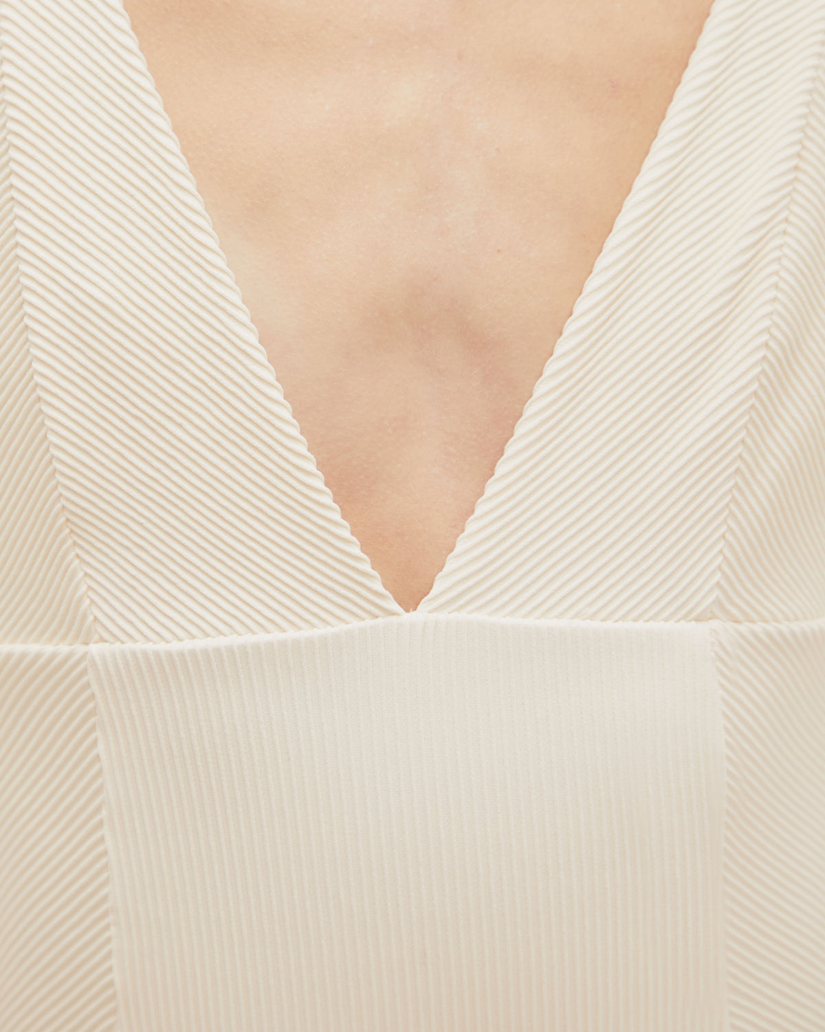 COSTUME DA BAGNO RAQUEL A RIGHE BIANCO ARGILLO