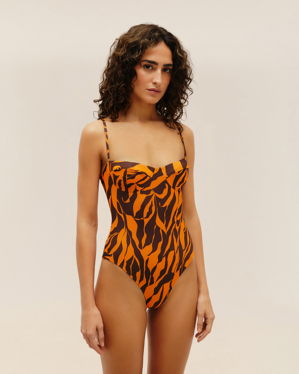 VINTAGE MANDARINA AREAL SWIMSUIT