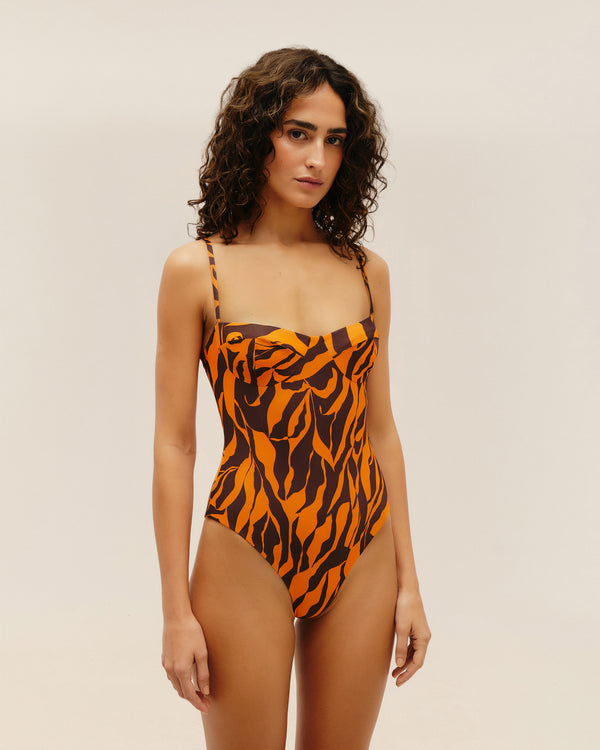 BAÑADOR VINTAGE MANDARINA AREAL