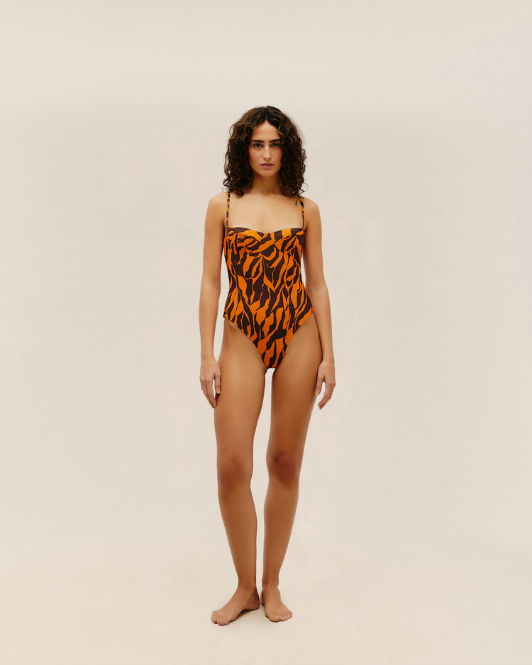 VINTAGE MANDARINA AREAL SWIMSUIT