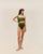 RIBBED IU SWIMSUIT OLIVE GREEN