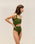 RIBBED IU SWIMSUIT OLIVE GREEN