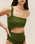 RIBBED IU SWIMSUIT OLIVE GREEN