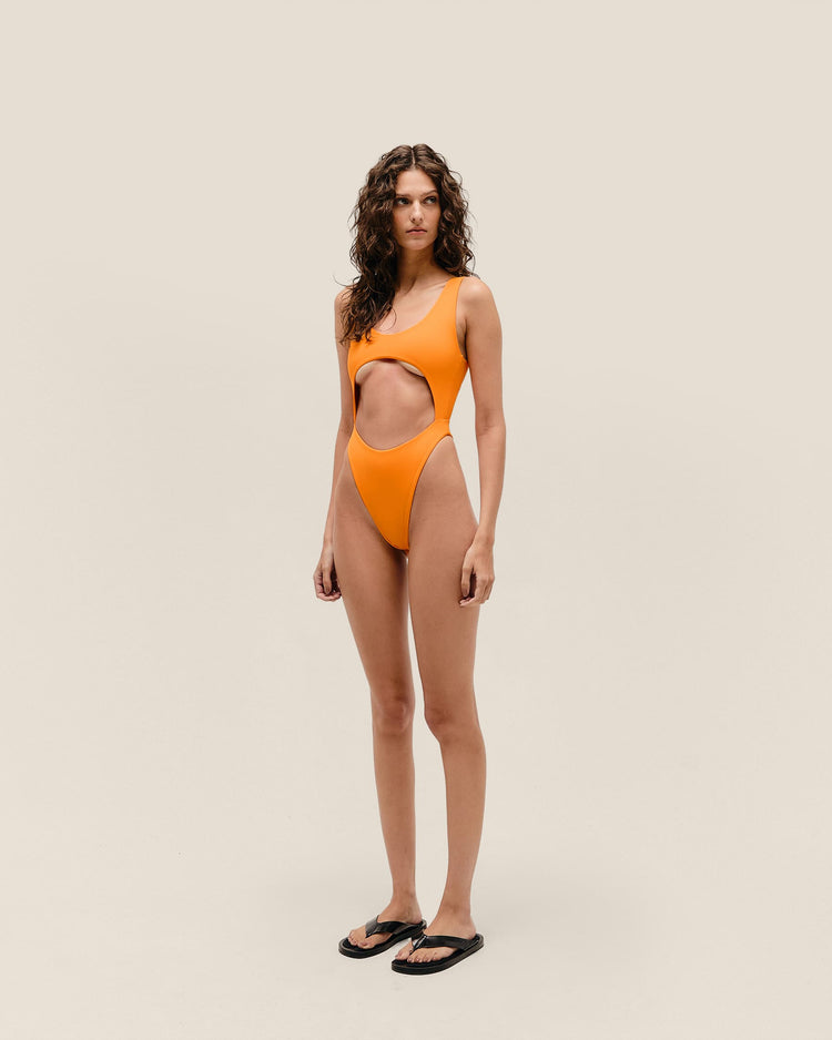 BAÑADOR BRUNA NARANJA MANDARINA