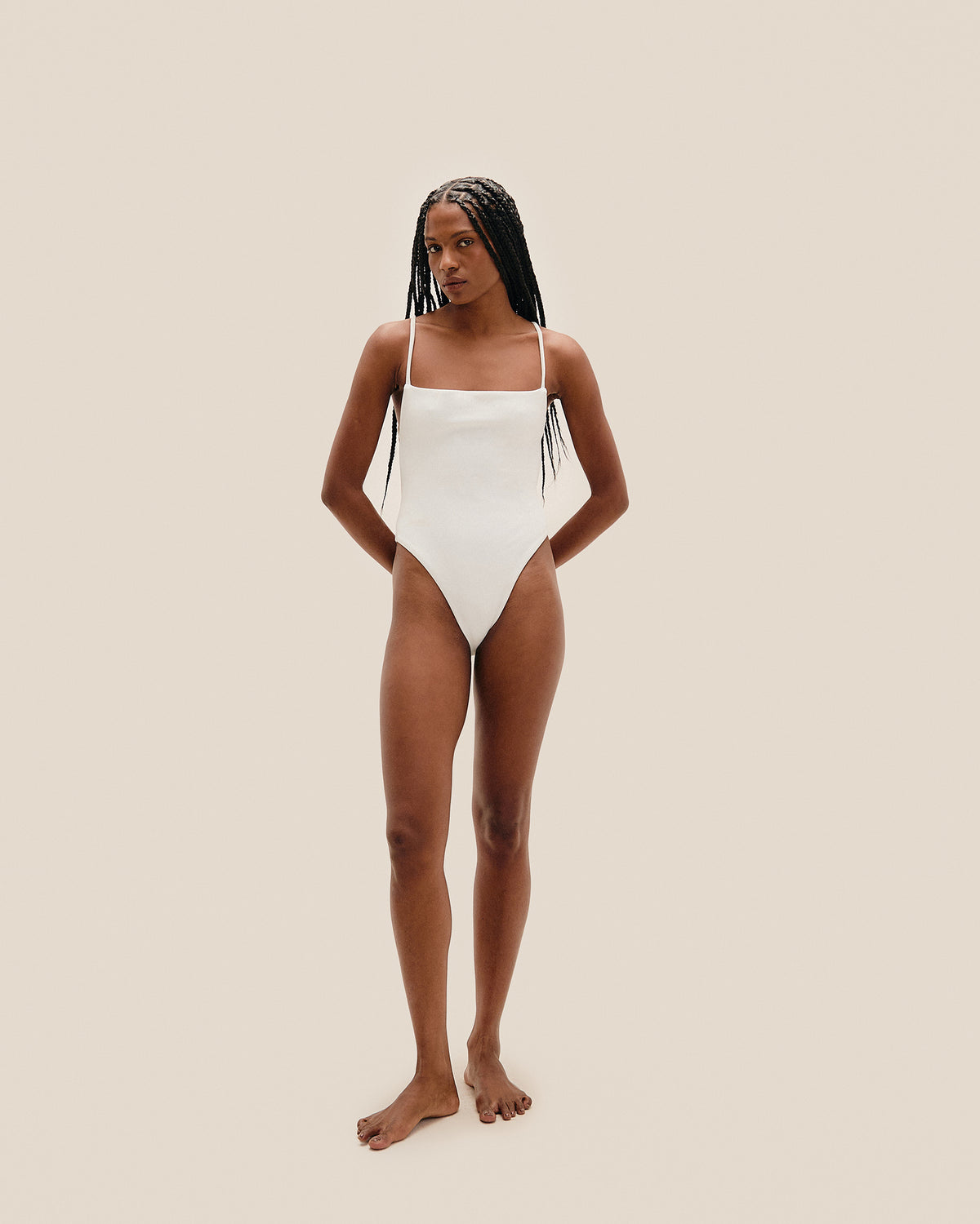 CREPE NINA SWIMSUIT OFF-WHITE