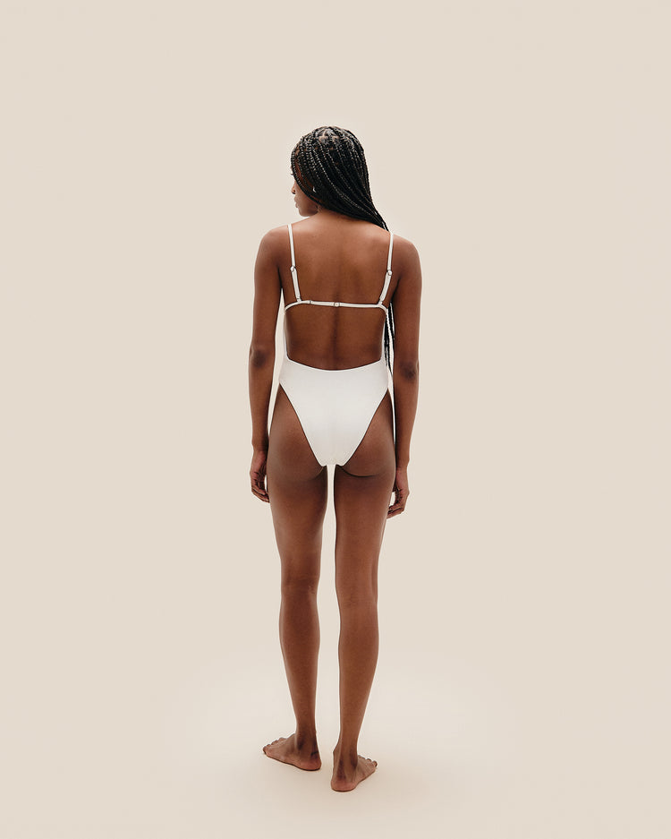 CREPE NINA SWIMSUIT OFF-WHITE