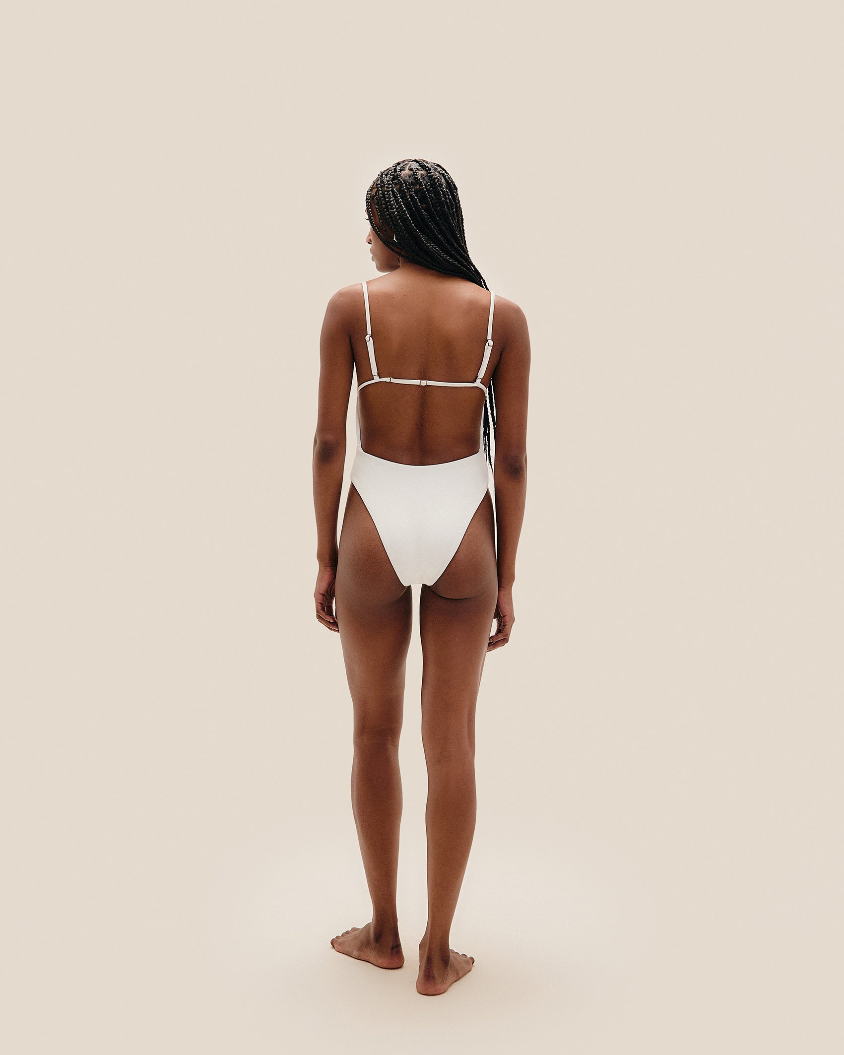 CREPE NINA SWIMSUIT OFF-WHITE