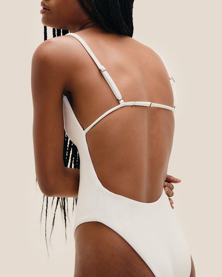 CREPE NINA SWIMSUIT OFF-WHITE