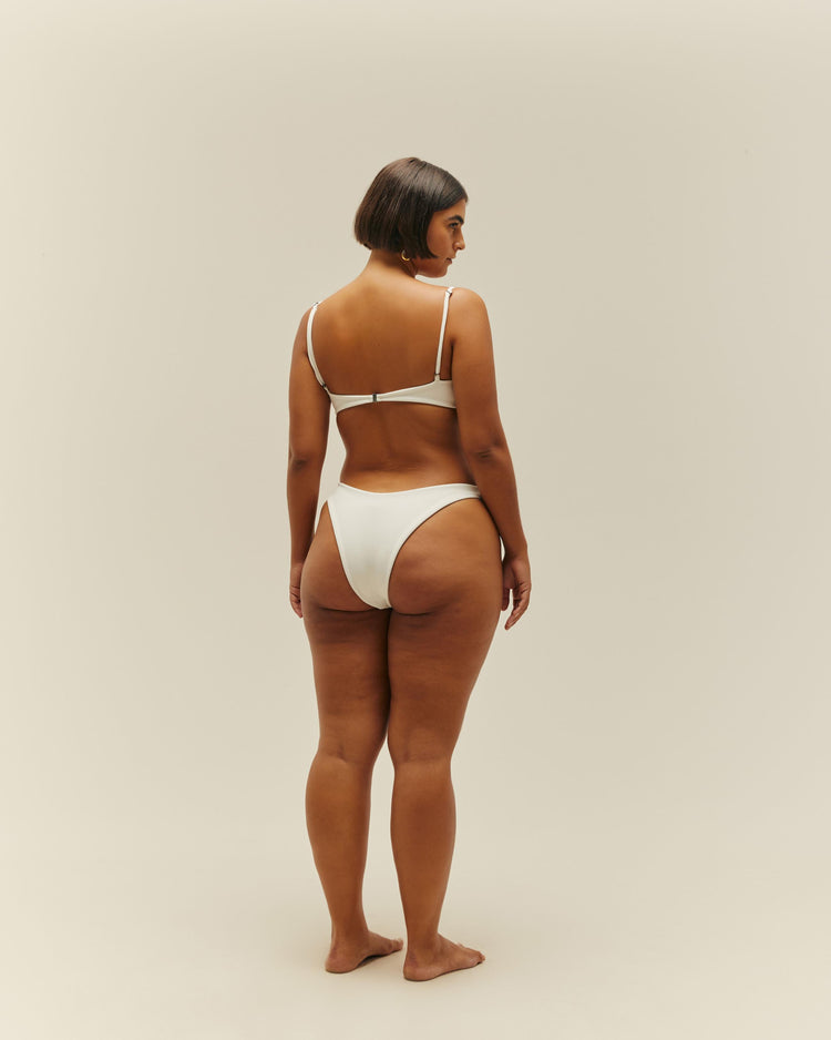 CREPE VINTAGE TOP BIANCO SPORCO