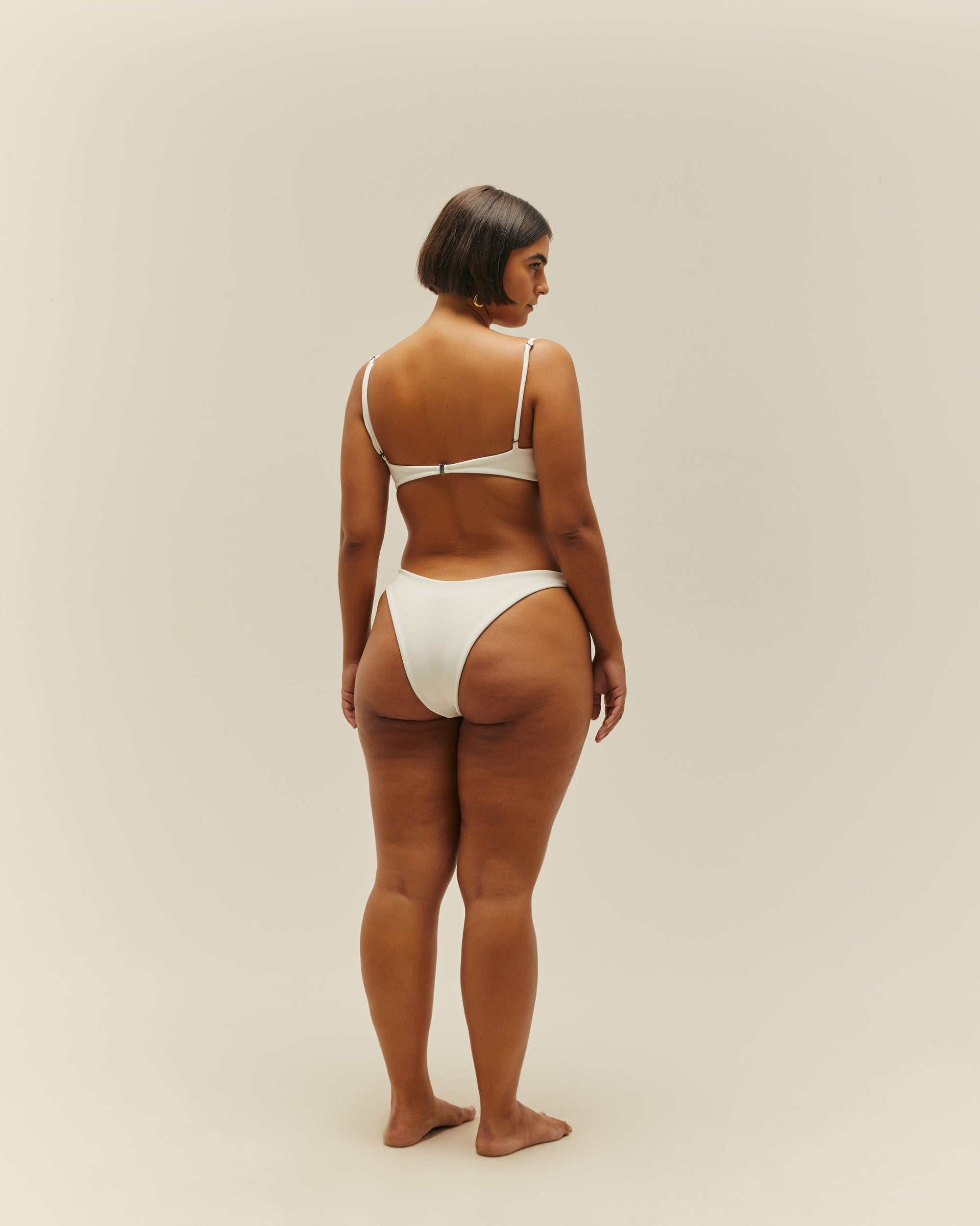 CREPE VINTAGE TOP BIANCO SPORCO