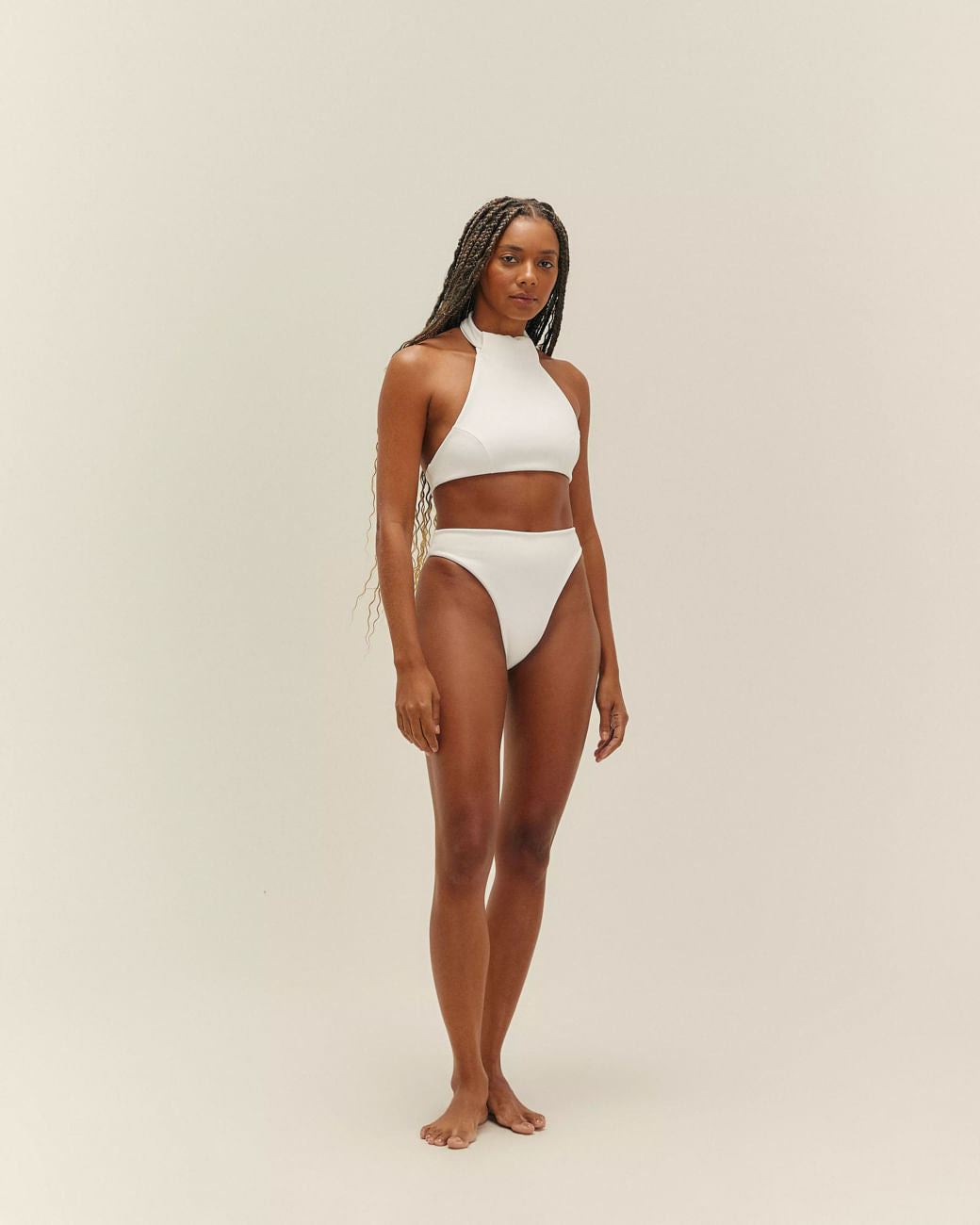 CREPE ANTONIA TOP OFF-WHITE