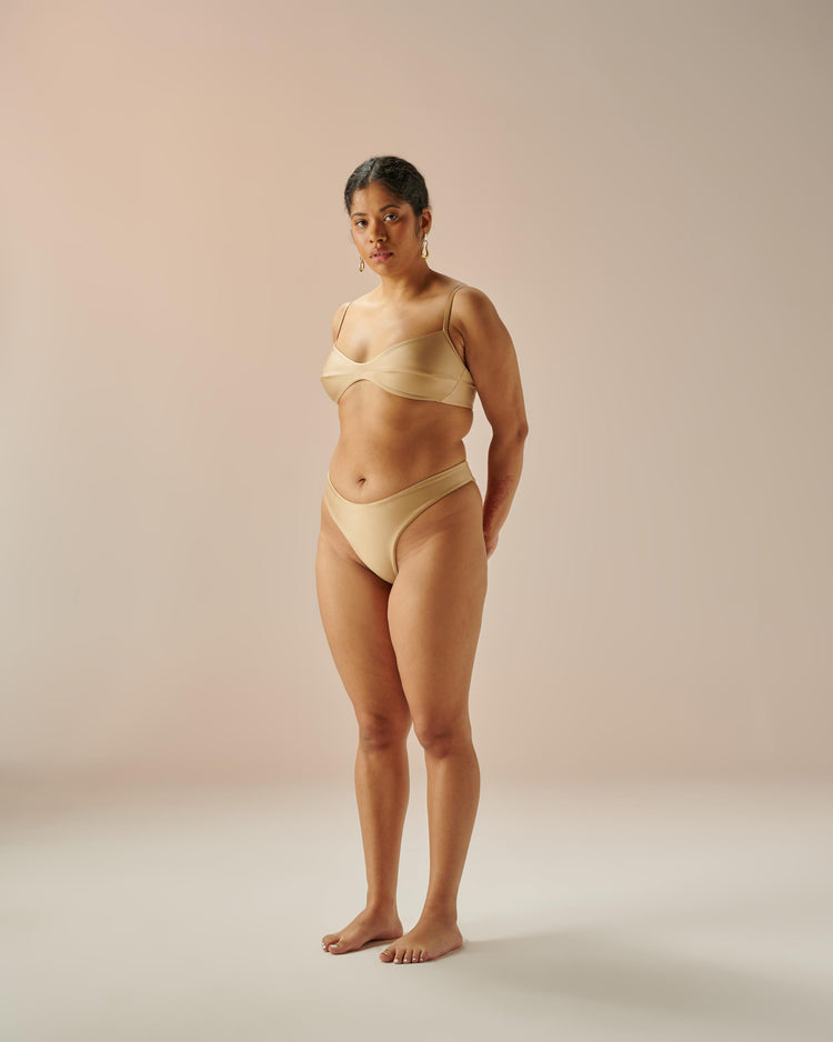 MONICA TOP SATU BEIGE