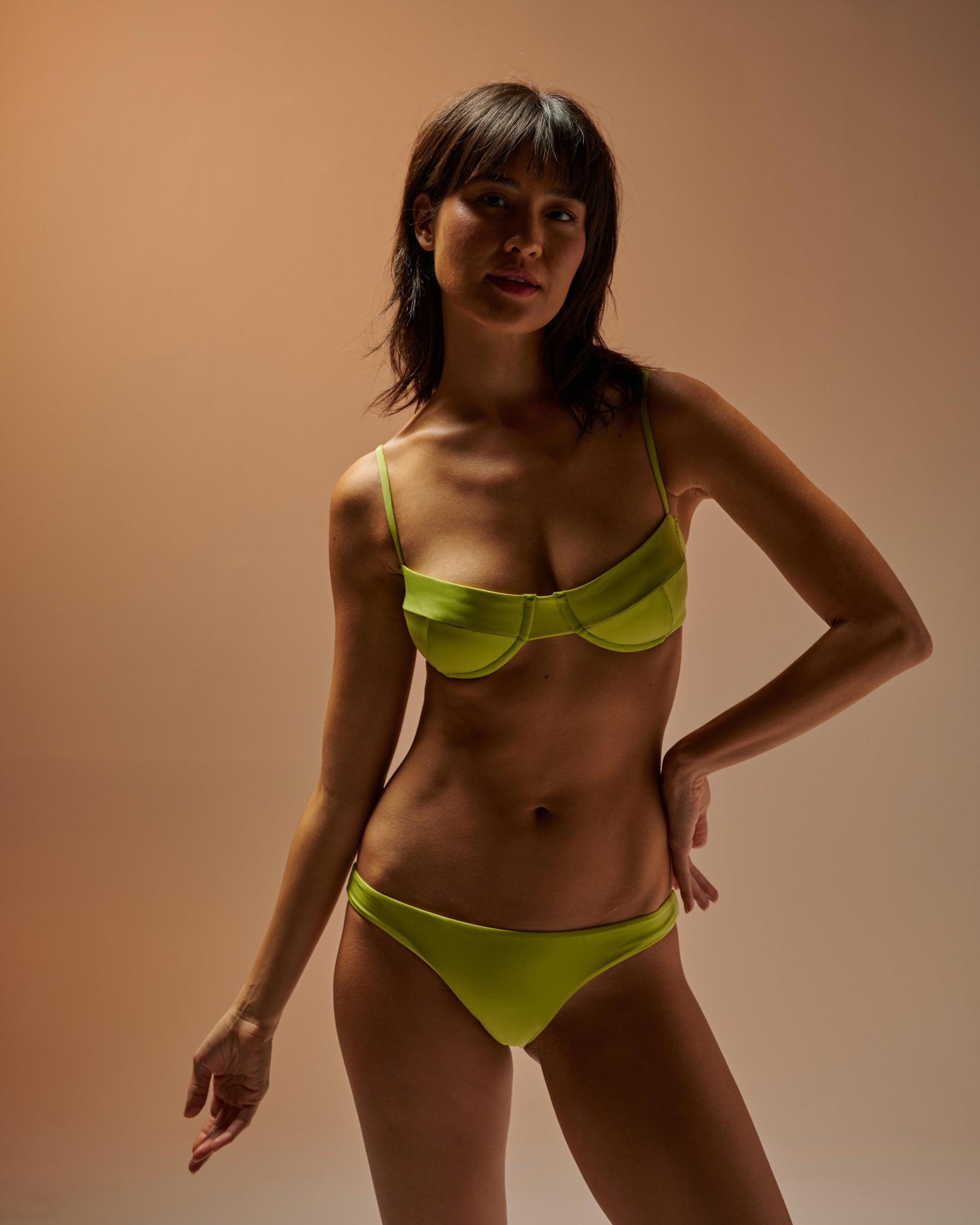 TOP VINTAGE LUMINI VERDE