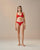RIBBED JULIANA TOP RED SHIFT