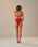 RIBBED MONICA TOP RED SHIFT