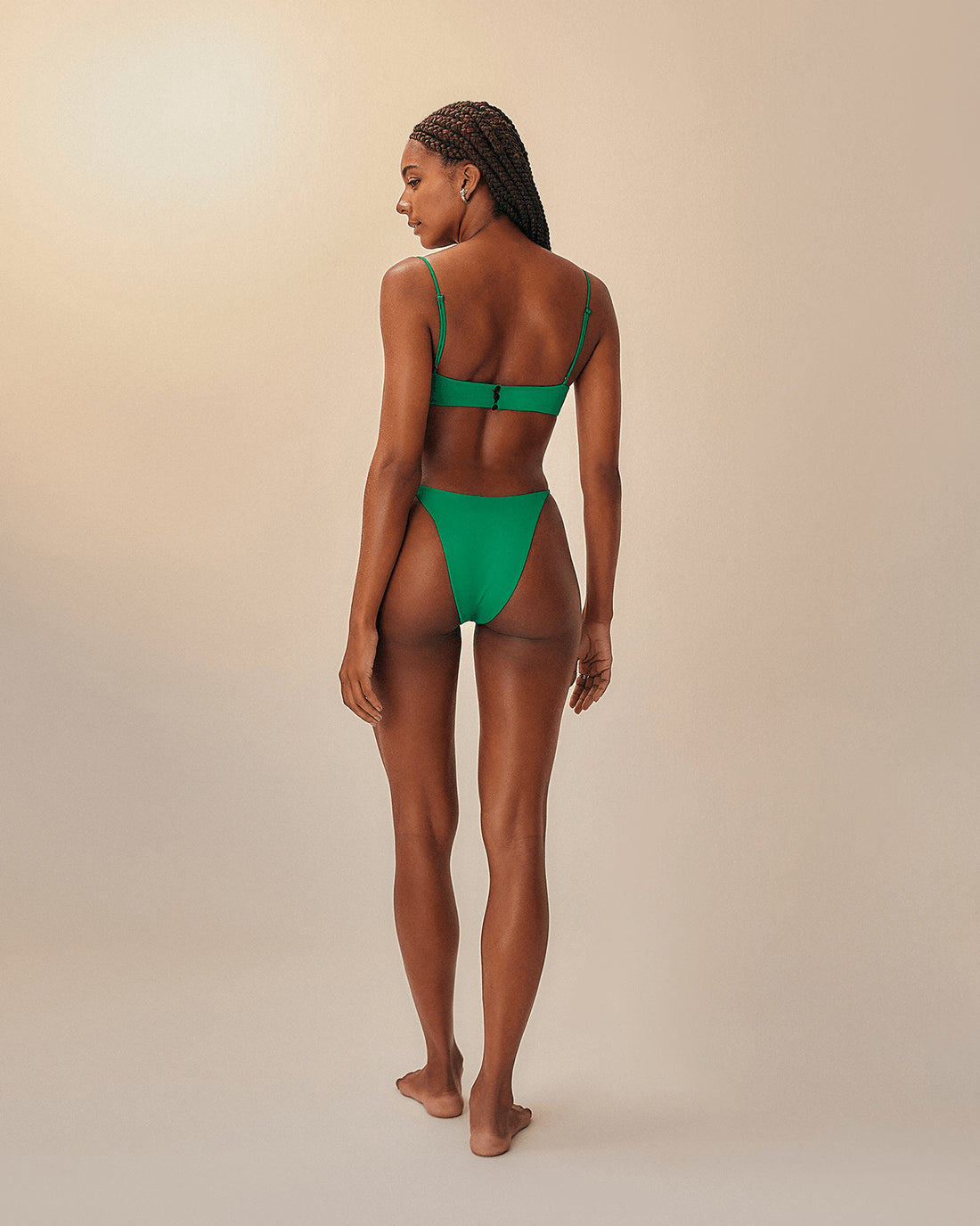 AGATHA TOP DIGITAL GREEN