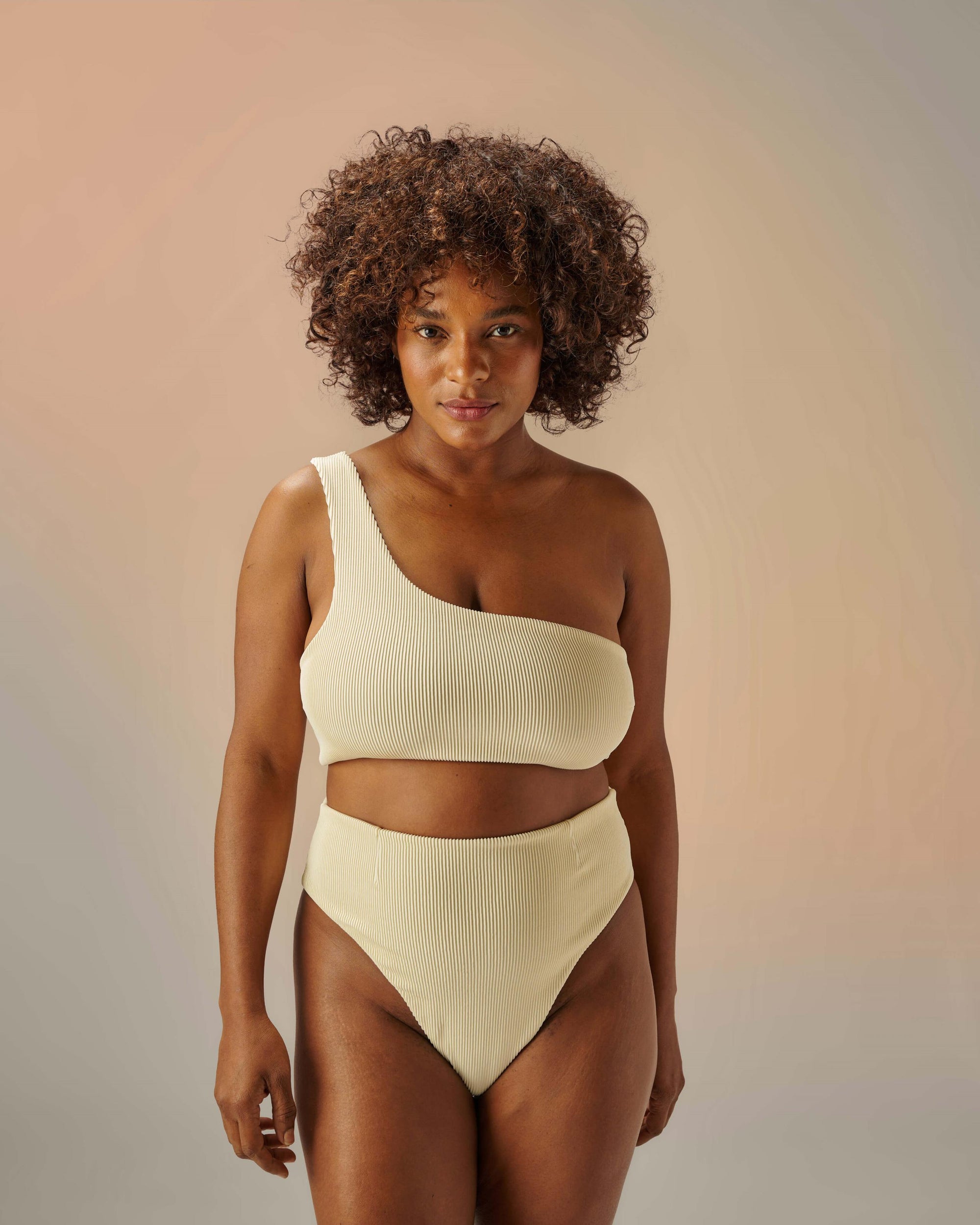 TOP PERLIN NERVURÉ WHITE CLAY