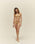 TOP AGATHA A RIGHE SATU BEIGE