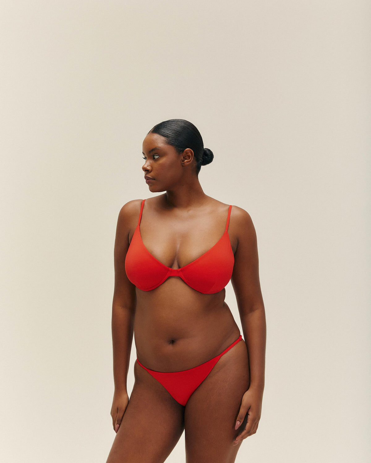 TINA TOP ROUGE AJUSTABLE SHIFT