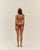 TOP OLIVIA A RIGHE BORDEAUX