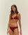 TOP OLIVIA A RIGHE BORDEAUX