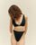 CREPE SARTORI TOP BLACK