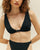 CREPE SARTORI TOP BLACK