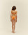 Haut vintage couleur abricot