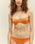 Haut vintage couleur abricot
