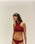 RIBBED LUCIANA TOP BORDEAUX