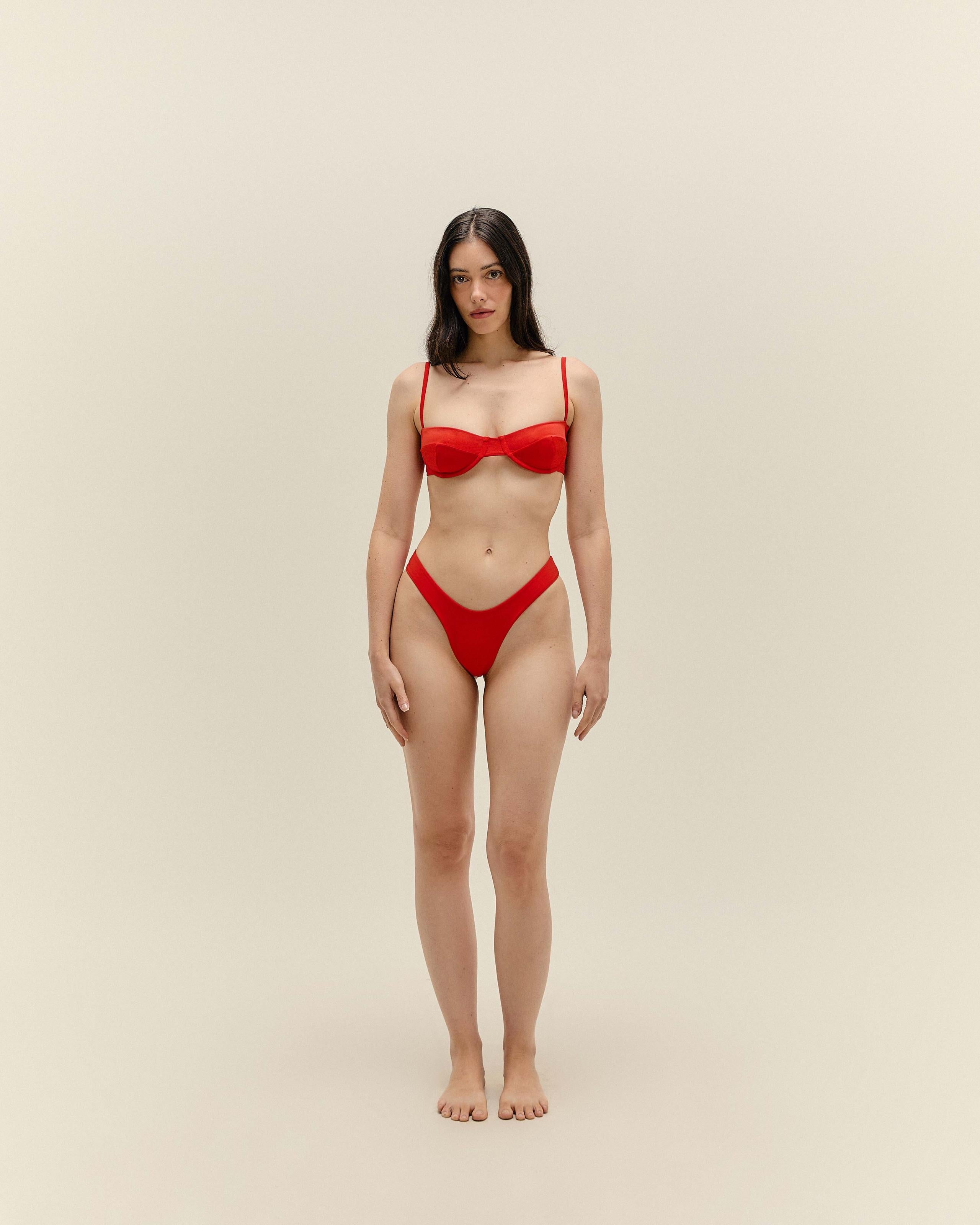 ADJUSTABLE VINTAGE RED SHIFT TOP – Haight
