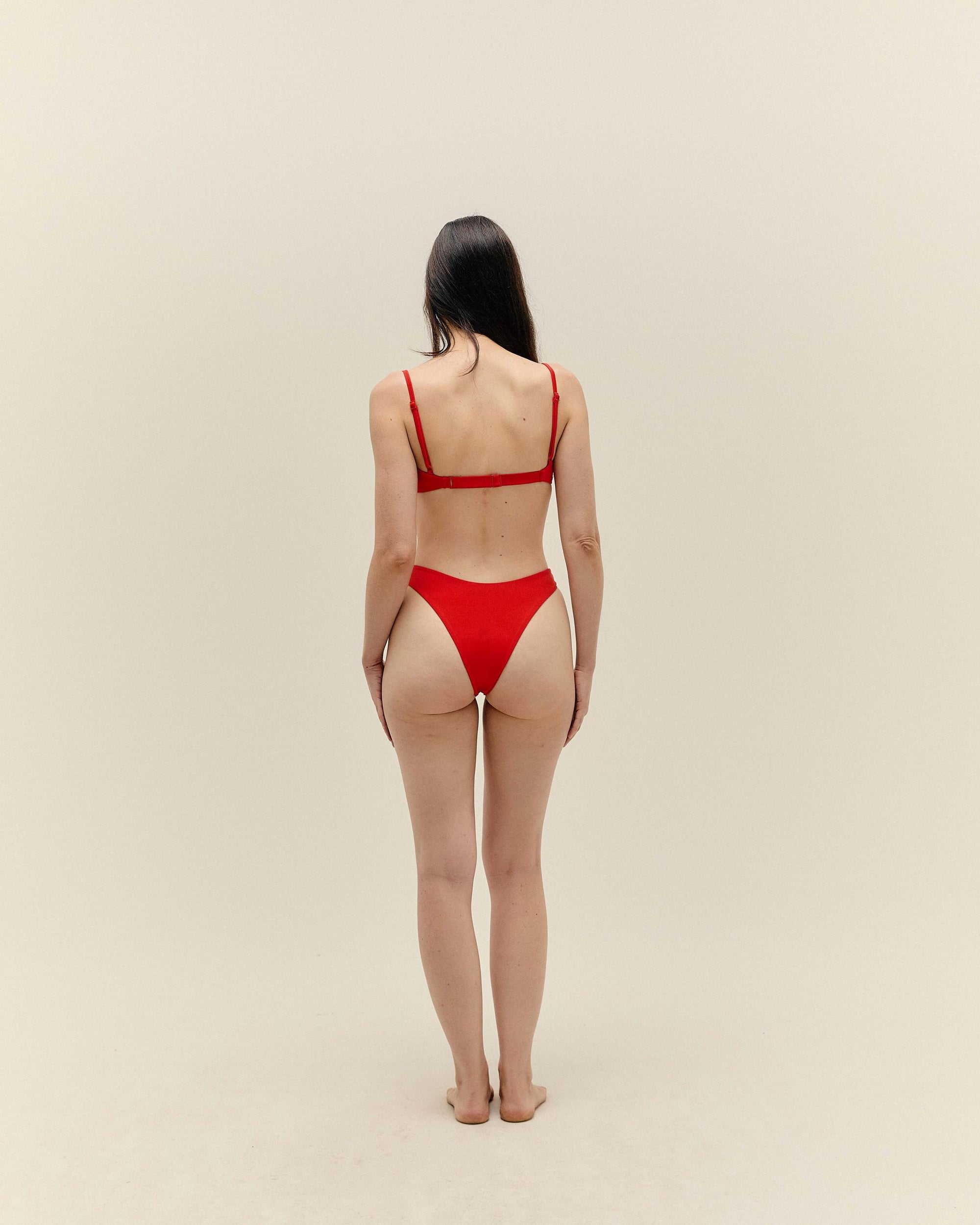 ADJUSTABLE VINTAGE TOP RED SHIFT