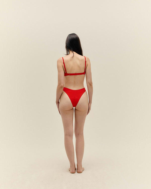 ADJUSTABLE VINTAGE TOP RED SHIFT