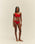 RIBBED PERLIN TOP RED SHIFT