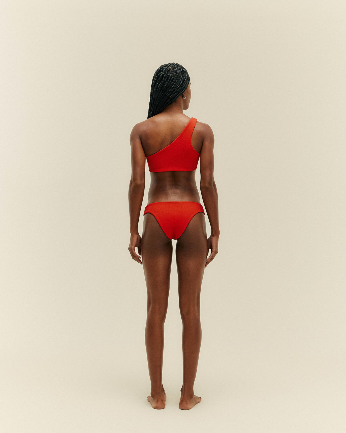 RIBBED PERLIN TOP RED SHIFT